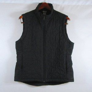 Champion Womens Black Quilted Vest Size Large Used-Good Condition Zipper…